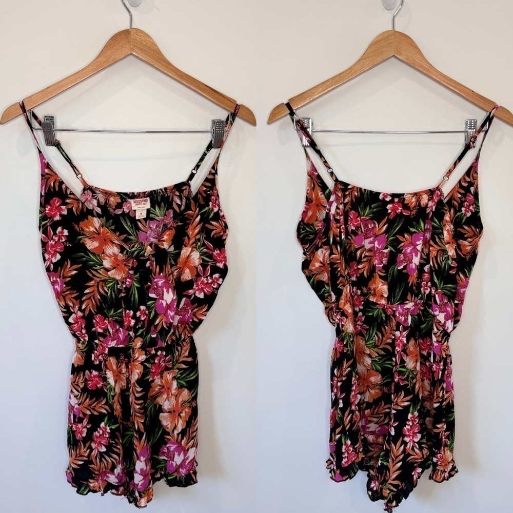 Mossimo Floral Stretchy Women’s Romper (M)